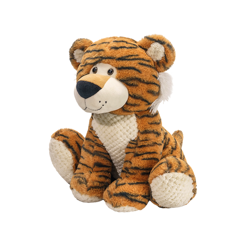 Siddende dyreliv tiger plys legetøj