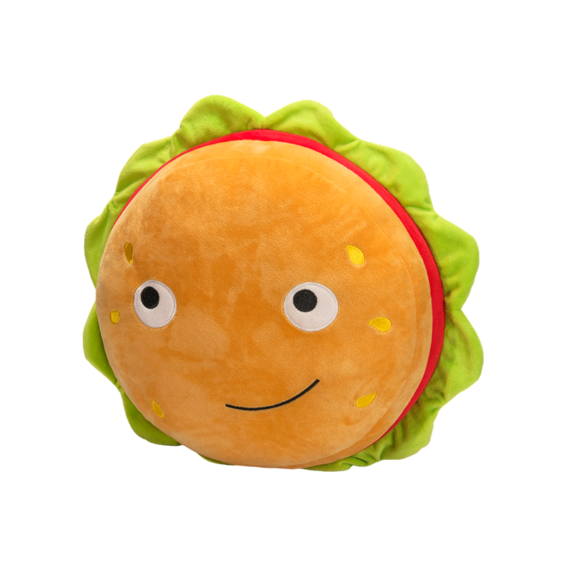 Kreativ Smiley Hamburger Plys pude