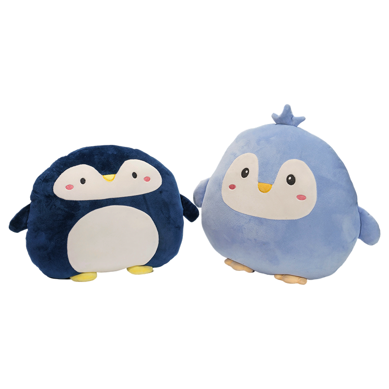 Pingvinformede plyspuder