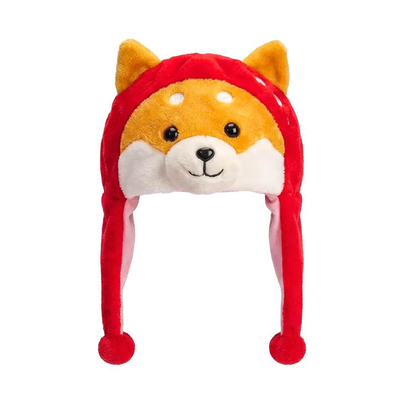 Scarlet shiba-look plys hat