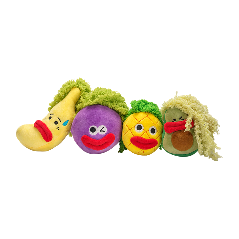 Farverig frugt buddy plys