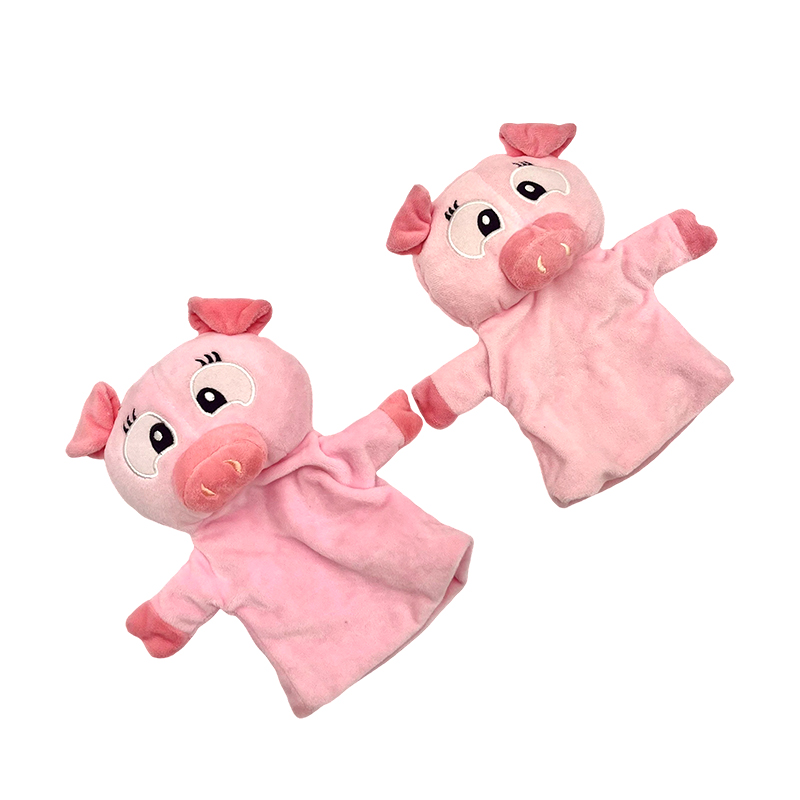 Twin piggy plys fingerdukker